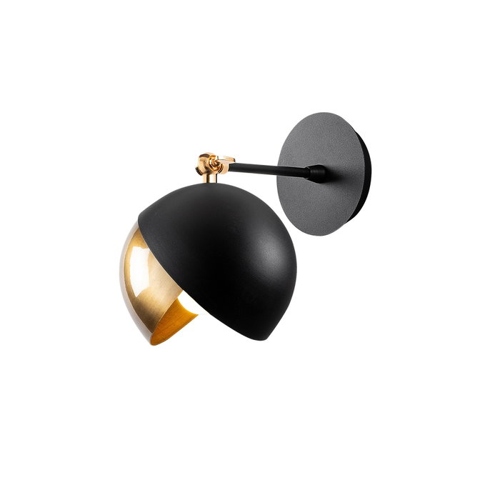 Opviq Berceste - 252-A Lámpara de Pared Escandinava Negro y Oro Opviq Berceste - 252-A Lámpara de Pared Escandinava Negro y Oro